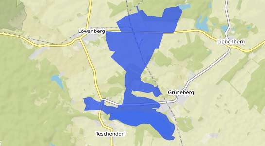Bodenrichtwertkarte L&ouml;wenberger Land Neul&ouml;wenberg
